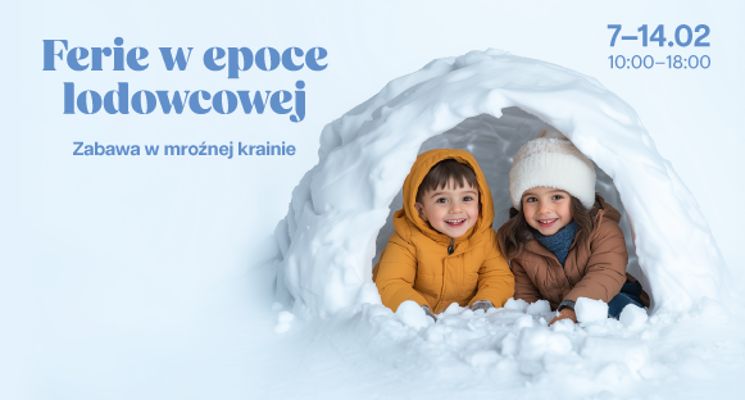 Plakat Ferie w epoce lodowcowej w samym centrum Wrocławia!