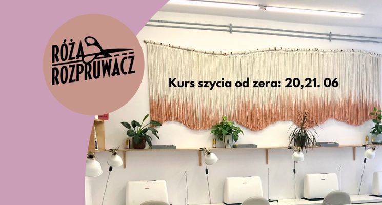 Plakat Podstawy szycia: Od zera do własnego t-shirtu