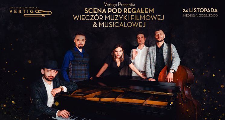 Plakat Scena Pod Regałem: Wieczór Muzyki Filmowej & Musicalowej