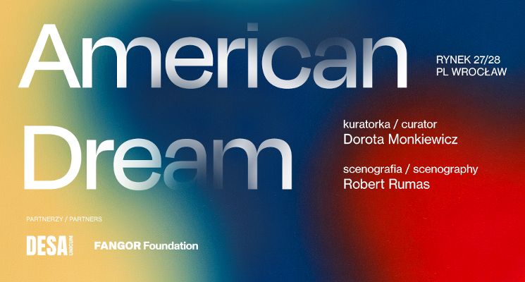 Plakat Wojciech Fangor. American Dream [WYSTAWA]