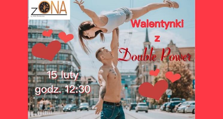 Plakat Warsztaty walentynkowe z duetem Double Power