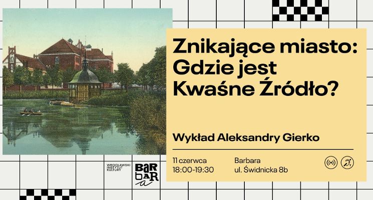 Plakat Znikające miasto: Gdzie jest Kwaśne Źródło?