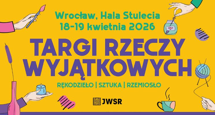 Plakat Targi Rzeczy Wyjątkowych JWSR