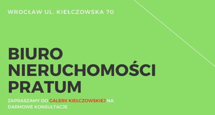 Plakat Biuro Nieruchomości Pratum