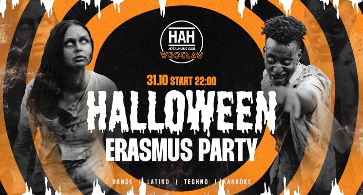 Plakat Halloween Erasmus Party