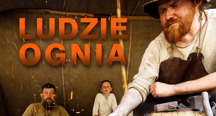 Plakat Ludzie Ognia - festiwal archeologiczny - Święto Wrocławia