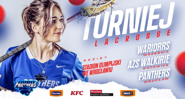 Plakat Polska Liga Lacrosse Kobiet – turniej z udziałem Panthers Lacrosse