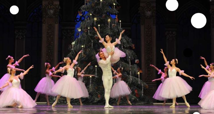 Plakat Grand Royal Ballet - Dziadek do orzechów