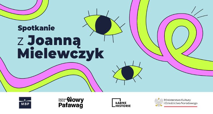 Plakat Wspólnoteki: spotkanie z Joanną Mielewczyk