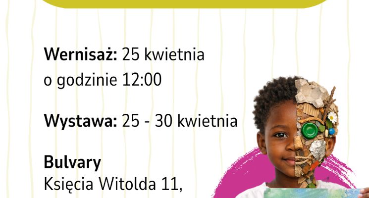 Plakat Wystawa artystyczno - ekologiczna dzieci z International Playschool