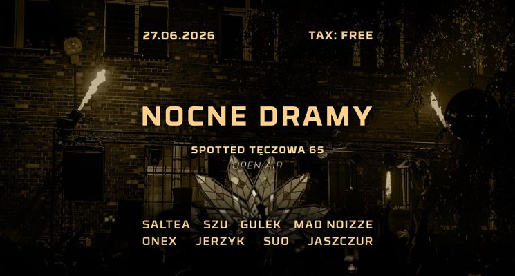 Plakat Nocne Dramy wracają na Nocny Targ Tęczowa