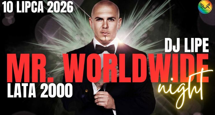 Plakat MR. WORLDWIDE NIGHT | LATA 2000