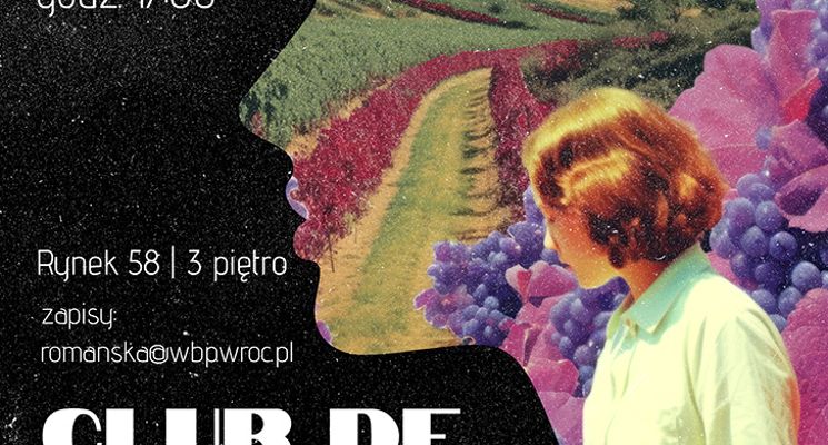Plakat Club de discusión - darmowe konwersacje w języku hiszpańskim