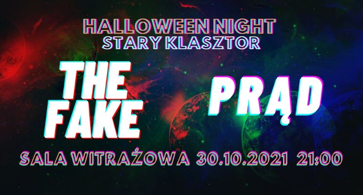 Plakat Halloween night  w Starym Klasztorze