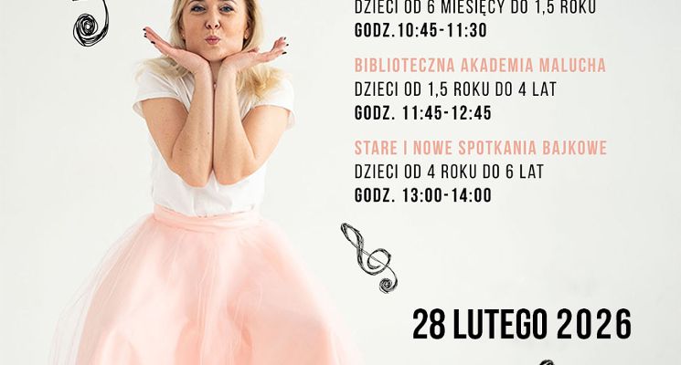 Plakat PANI MUZYKA | warsztaty muzyczne dla dzieci