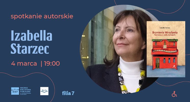 Plakat Literacka środa z Izabellą Starzec