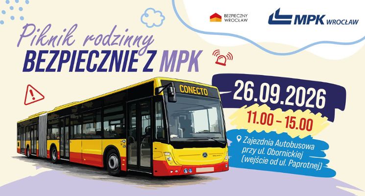 Plakat Rodzinny piknik "Bezpieczne z MPK"