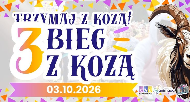 Plakat III Bieg z Kozą