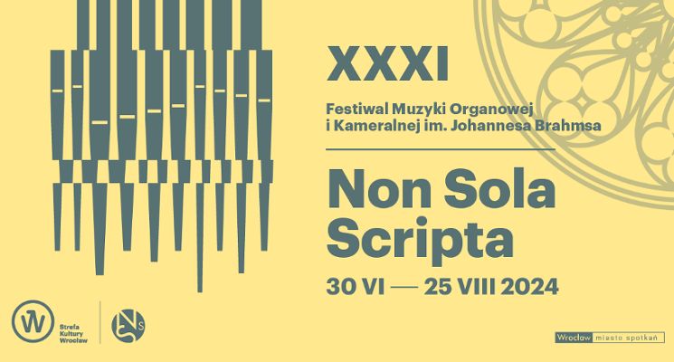 Plakat XXXI edycja festiwalu „Non Sola Scripta”