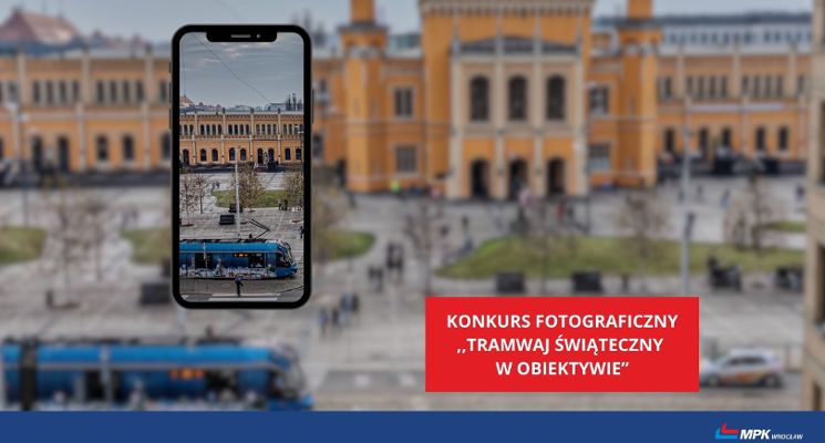 Plakat Konkurs fotograficzny „Tramwaj Świąteczny w obiektywie”