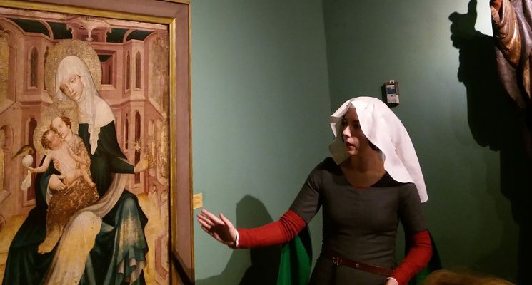 Plakat Madonna na lwie i święci. O ikonografii w śląskiej sztuce średniowiecznej