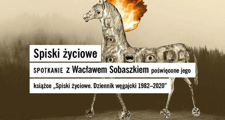 Plakat Spiski życiowe, spotkanie z Wacławem Sobaszkiem