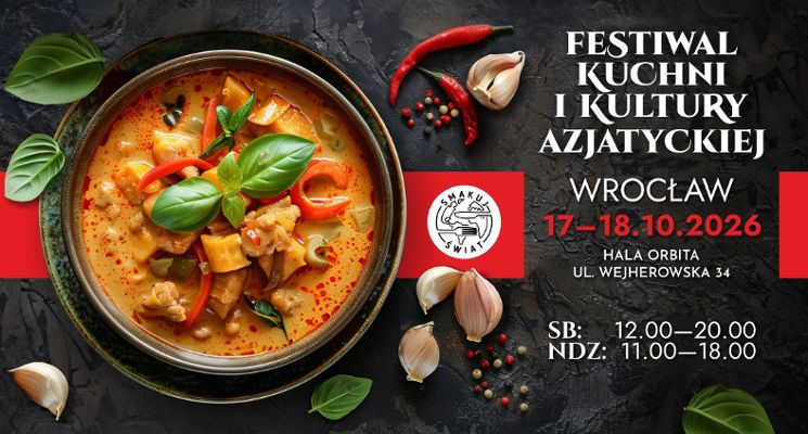 Plakat Festiwal Kuchni i Kultury Azjatyckiej