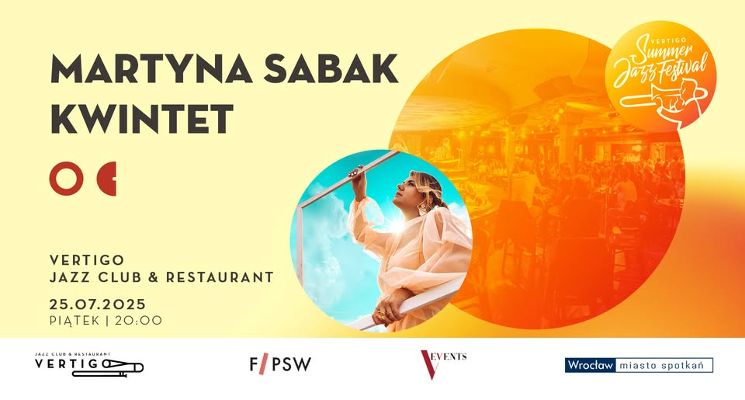 Plakat Martyna Sabak Kwintet [Vertigo Summer Jazz Festival 2025]