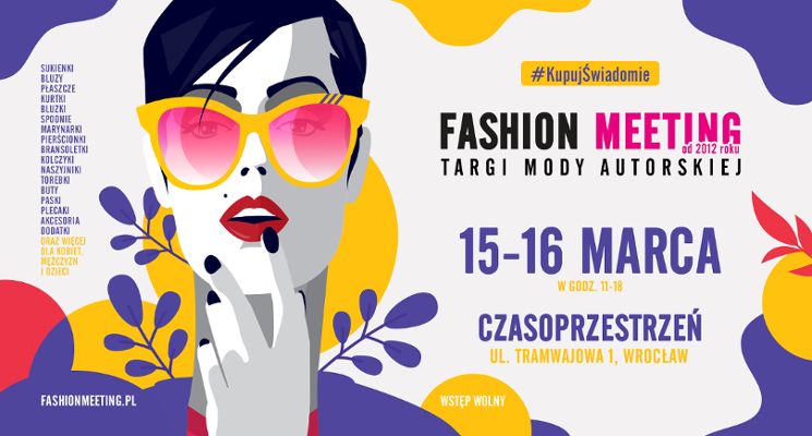 Plakat Fashion Meeting Wrocław. Wiosenne must-have