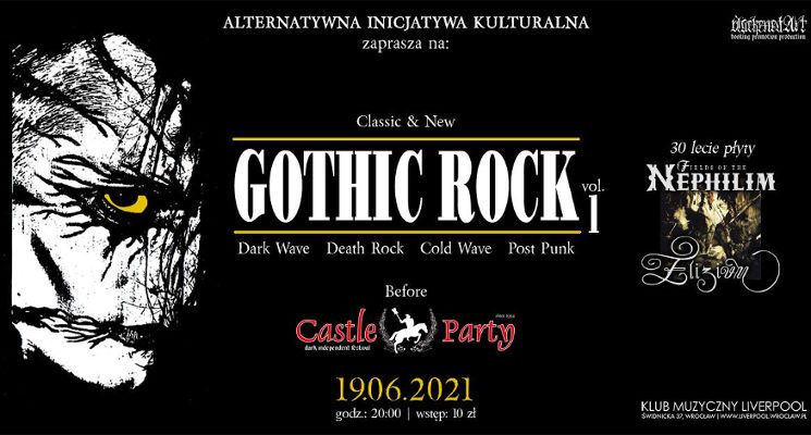 Plakat Koncert: Gothic Rock vol. 1