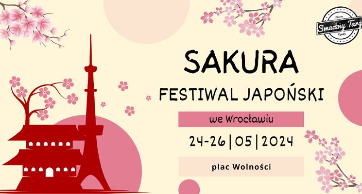 Plakat Sakura Festival we Wrocławiu