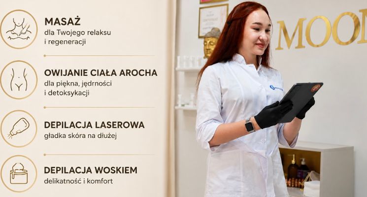 Plakat Masaż & Depilacja Veronika