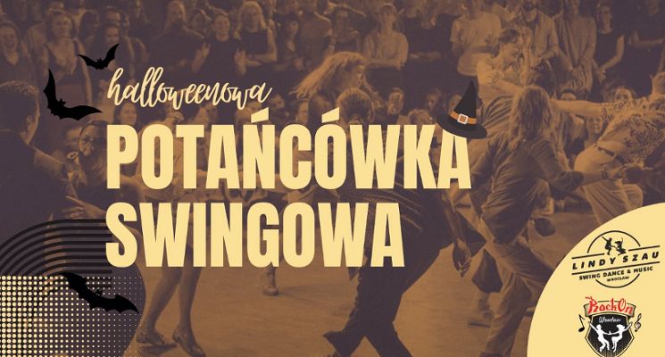 Plakat Halloweenowa Potańcówka Swingowa