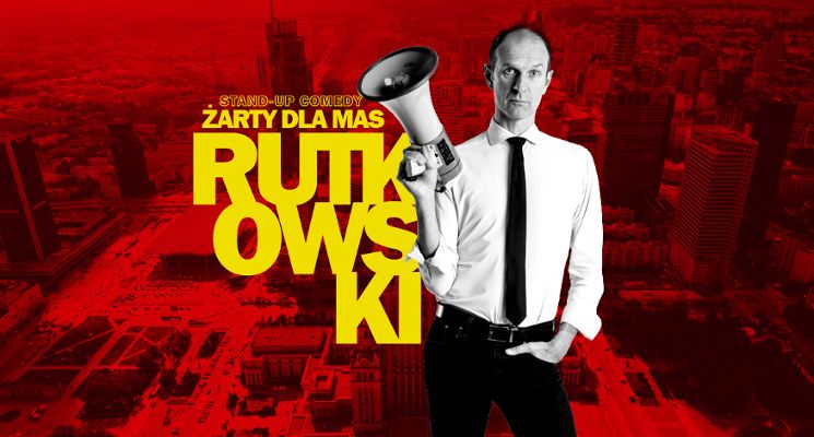 Plakat "Żarty dla mas" Rafał Rutkowski [Stand-up]