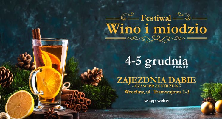 Plakat Festiwal Wino i miodzio
