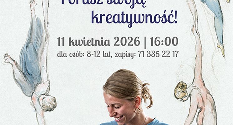Plakat Porusz swoją kreatywność! | kreatywne warsztaty ruchowe dla dzieci