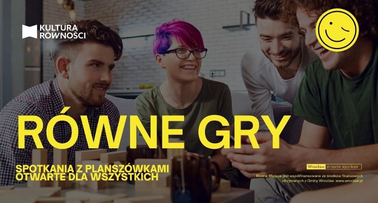 Plakat Równe Gry - Spotkanie z planszówkam