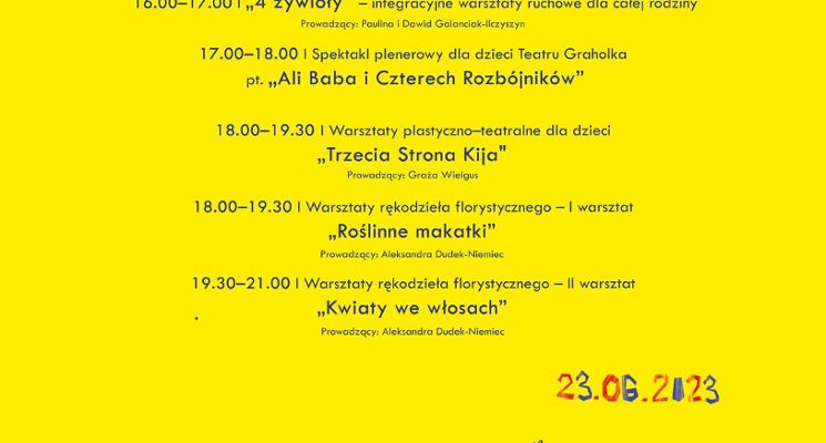 Plakat Święto Wrocławia w Konturach Kultury: Kulturalna Kawiarenka