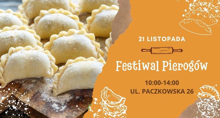 Plakat Festiwal Pierogów na Bazarze Smakoszy