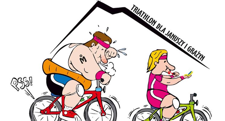 Plakat Triathlon dla Januszy i Grażyn 2021