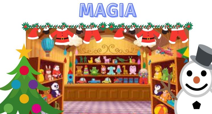 Plakat Świąteczna Magia – spektakl dla dzieci