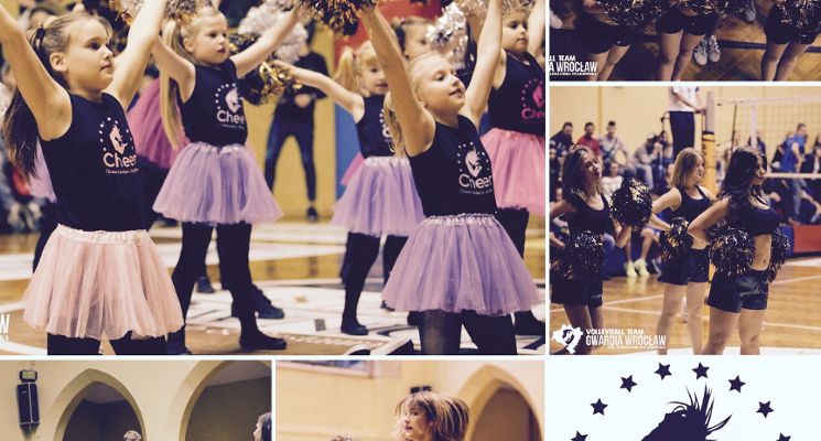 Plakat Nowy sezon taneczny 2022/23 w Cheerleaders Academy - taniec z pomponami i akrobatyka