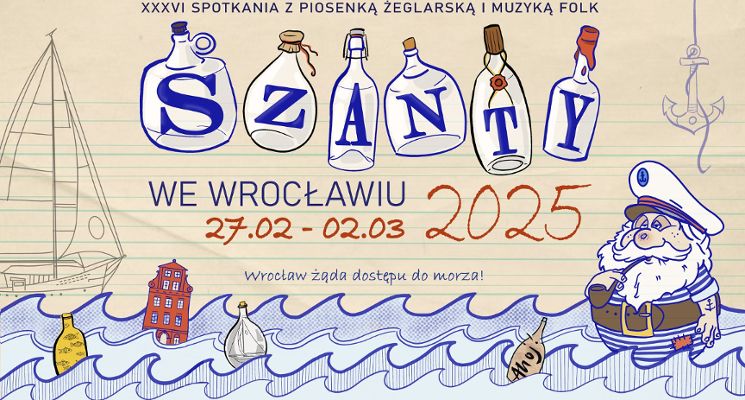 Plakat 36. Festiwal Szanty we Wrocławiu