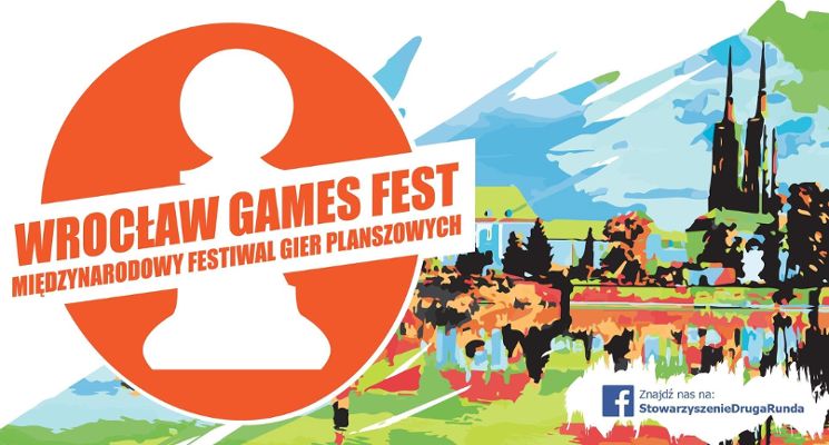 Plakat XVI edycja Międzynarodowego Festiwalu Gier Planszowych - Wrocław Games Fest 2026!