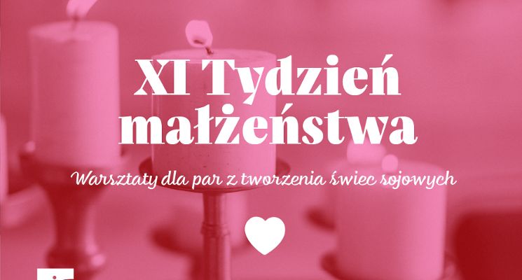 Plakat Warsztaty dla par z tworzenia świec sojowych