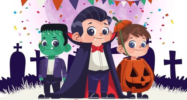 Plakat Halloween dla dzieci w Studio Tańca STC