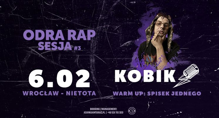 Plakat ODRA RAP Sesja #3 | KOBIK