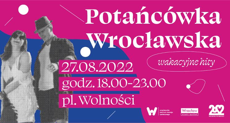 Plakat Potańcówka Wrocławska – wakacyjne hity
