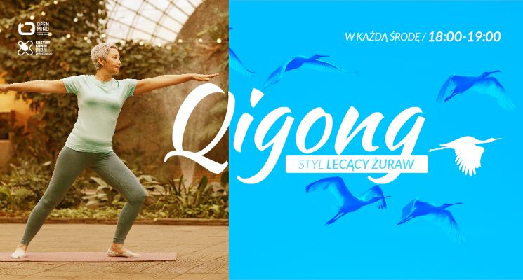 Plakat Qigong – styl lecącego żurawia