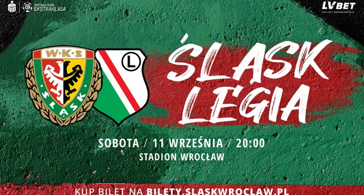 Plakat Ekstraklasa: WKS Śląsk Wrocław vs. Legia Warszawa